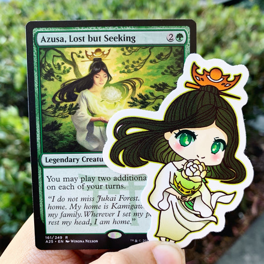 Green Goddess Vinyl Sticker