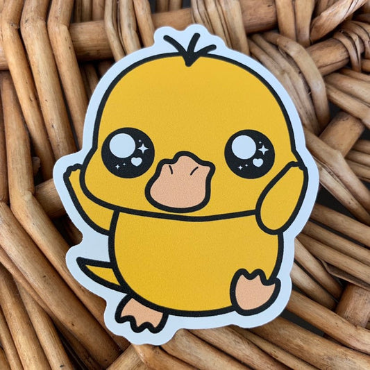 Psyduck Vinyl Sticker