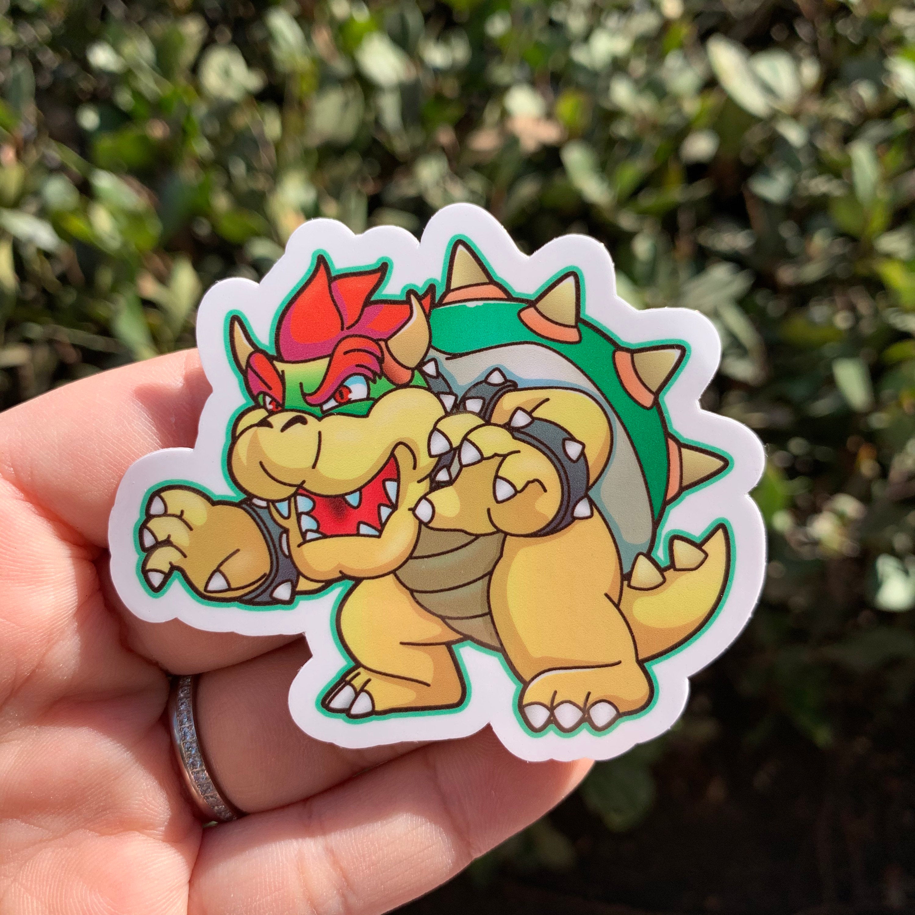 Brand New Bowser 20x20 Window Cling Gamestop promo 2024 sticker