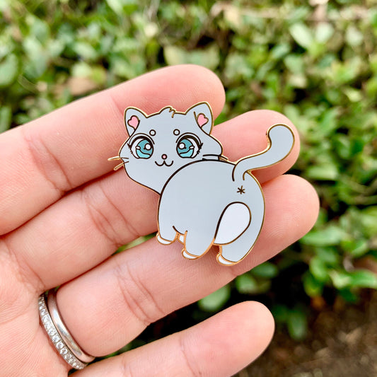 Cat Butt Enamel Pin