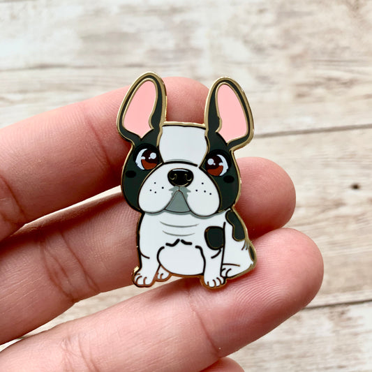 French BullDog Enamel Pin