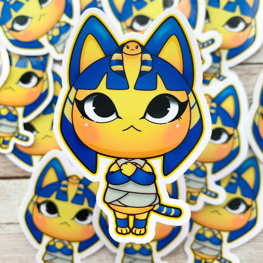 Ankha Vinyl Sticker