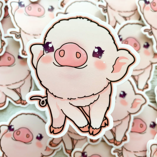 Baby Pig Vinyl Sticker