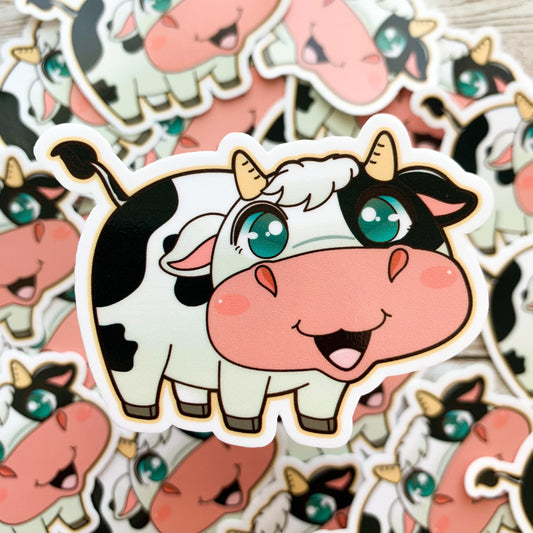 Cow Vinyl Sticker