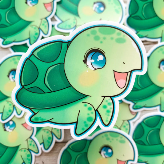 Sea Turtle Vinyl Sticker