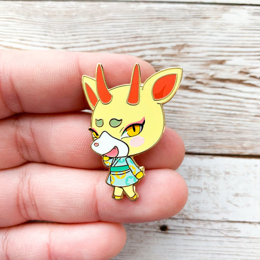 Shino Enamel Pin