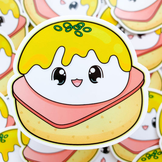 Eggs Benedict Vinyl Sticker